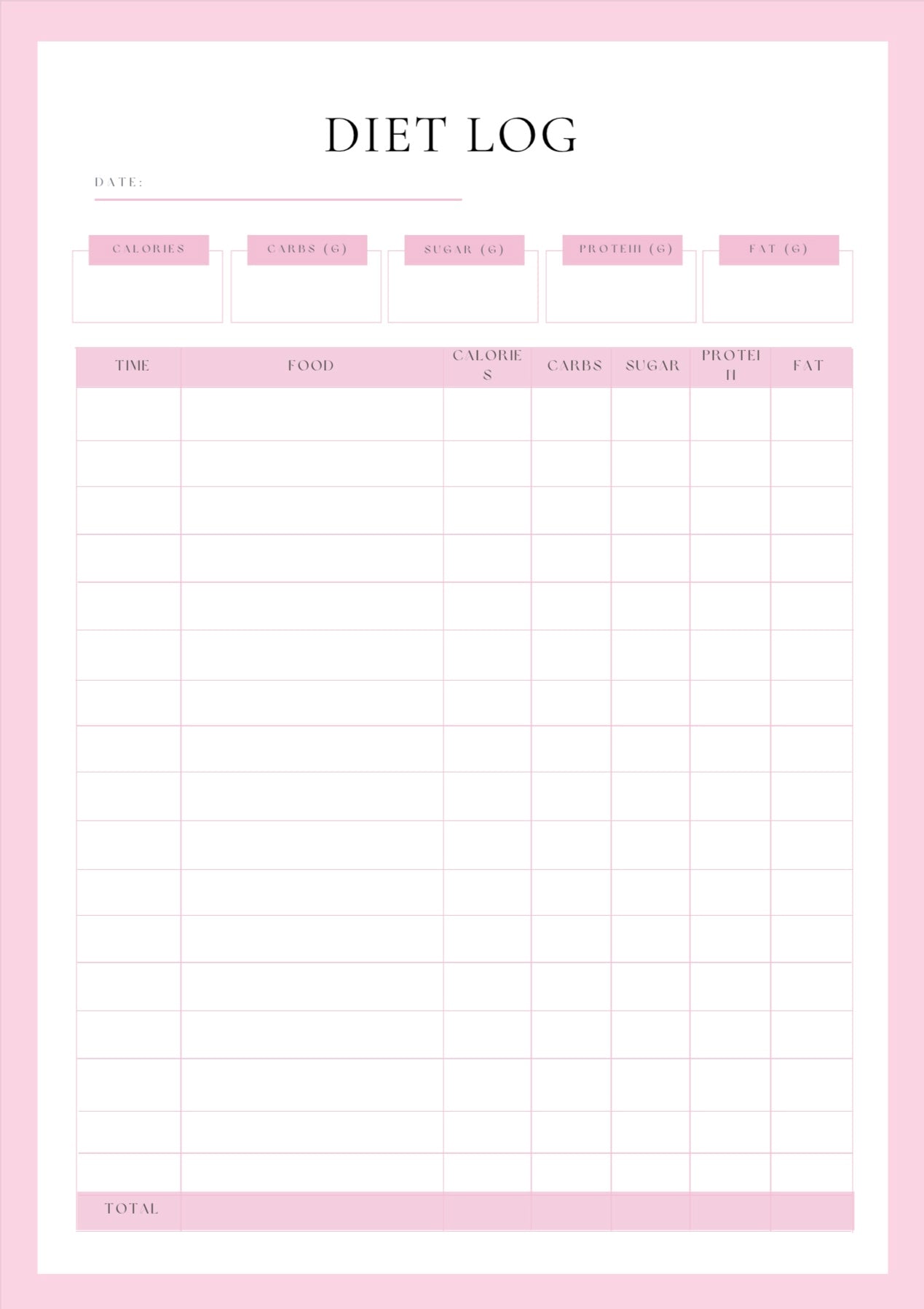 DFY- Glow Up Planner