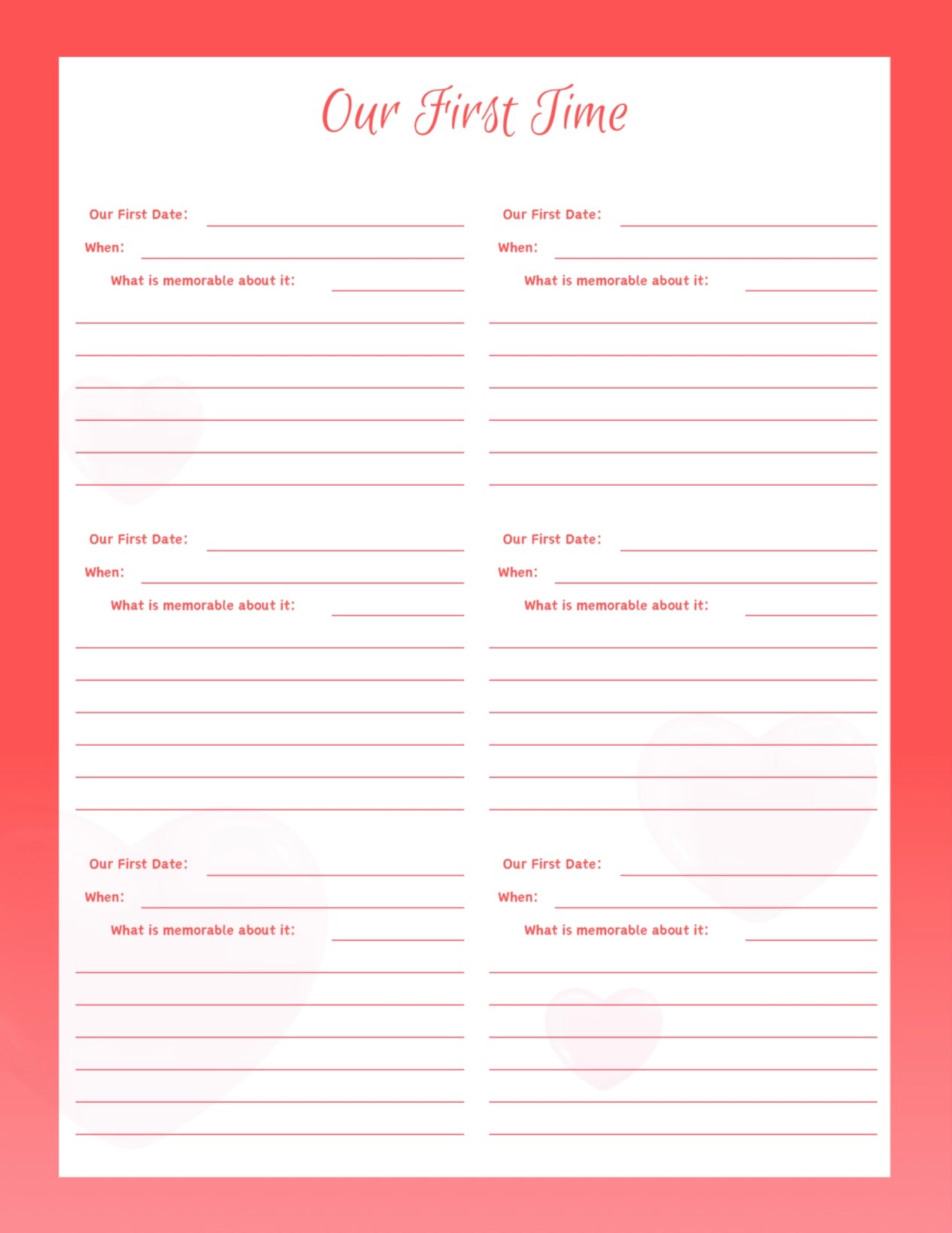 DFY- Relationship Planner